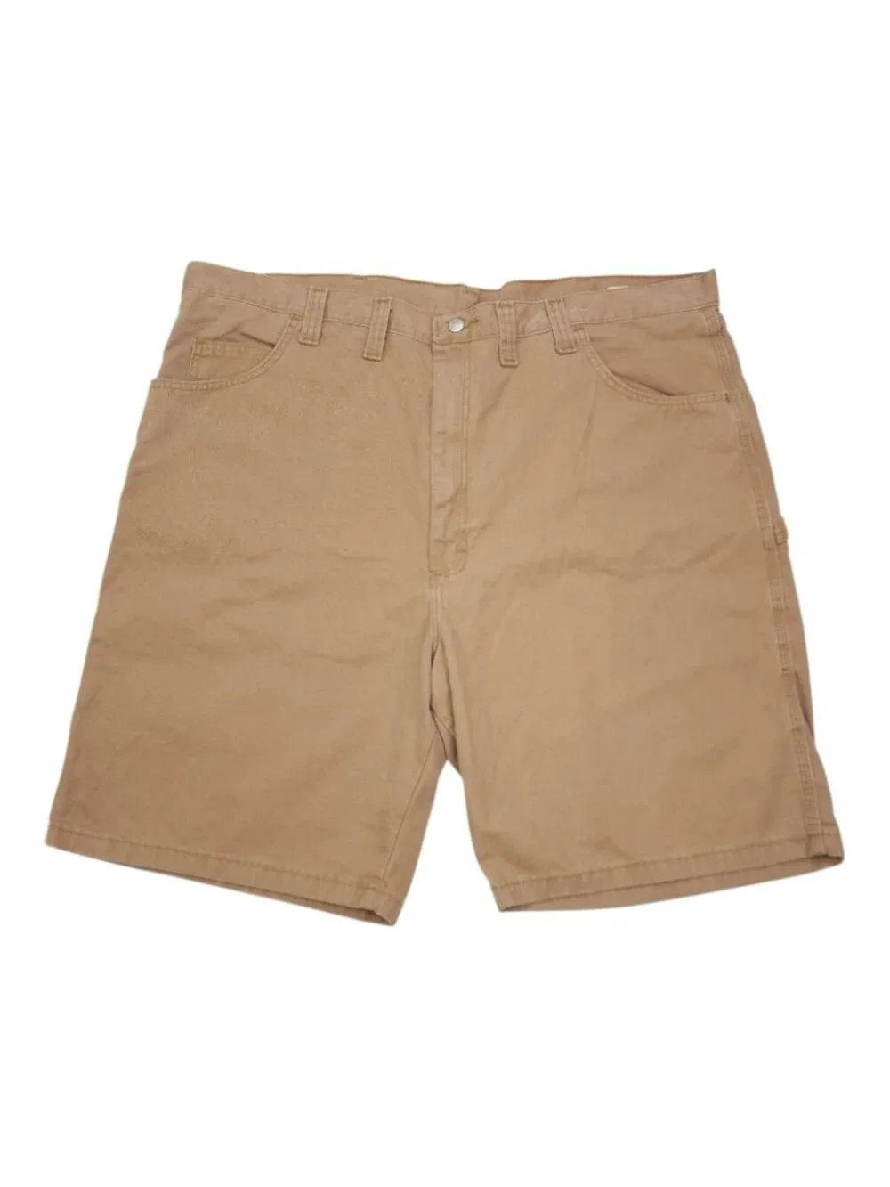 Wrangler Carpenter Loose Fit Shorts Sz 44 100% Cotton Natural Waist Tech Pocket